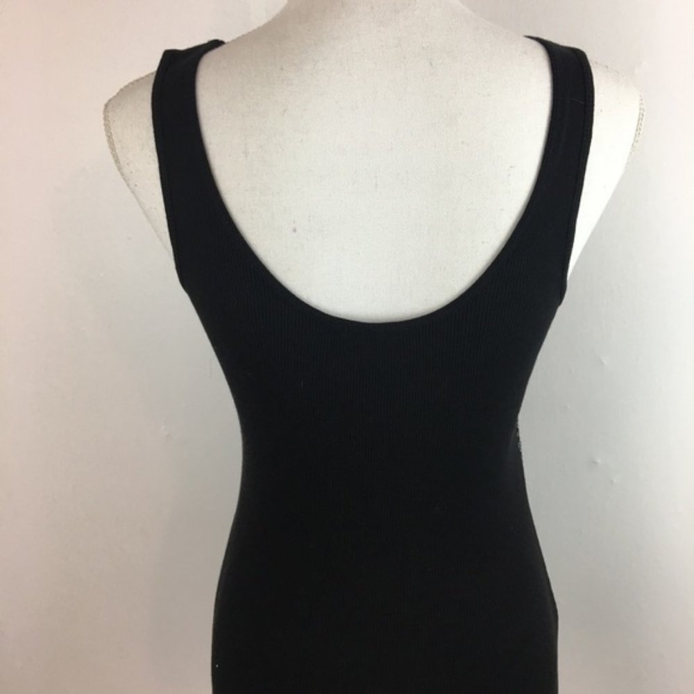 Express Black Sequin Tank Top Medium - image 3